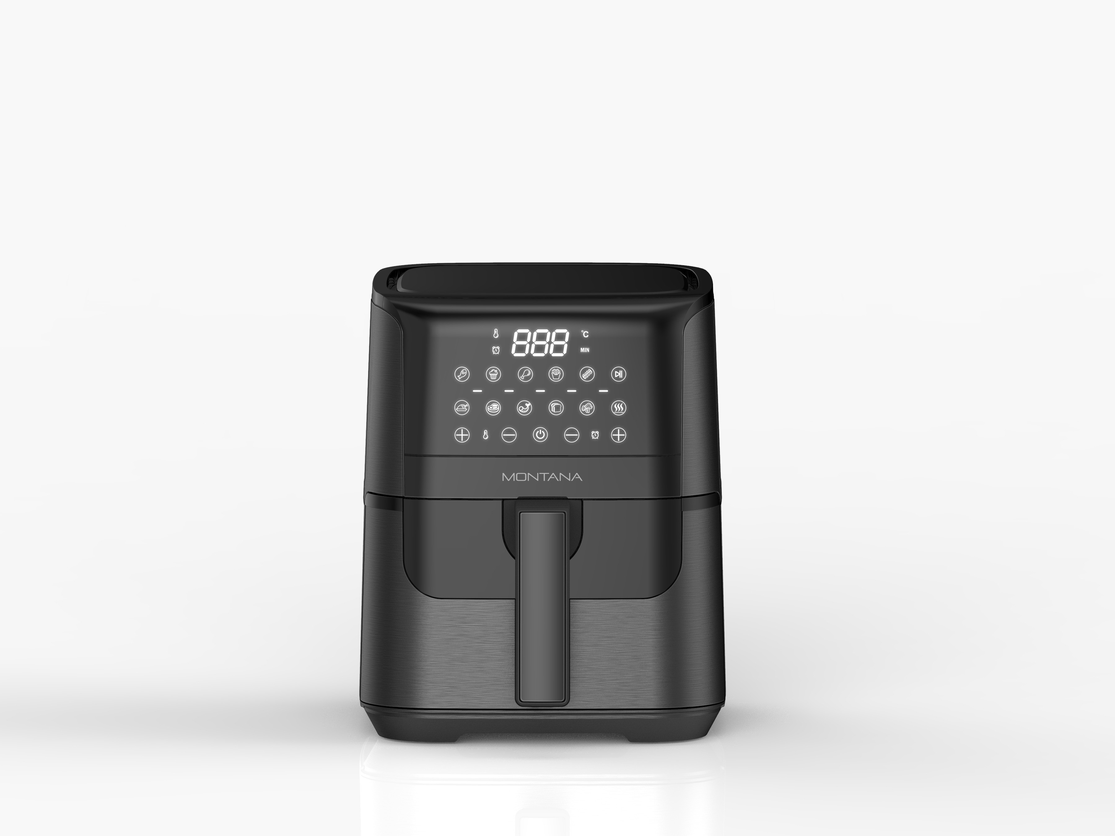 Montana MF-340 Compact Airfryer Zwart