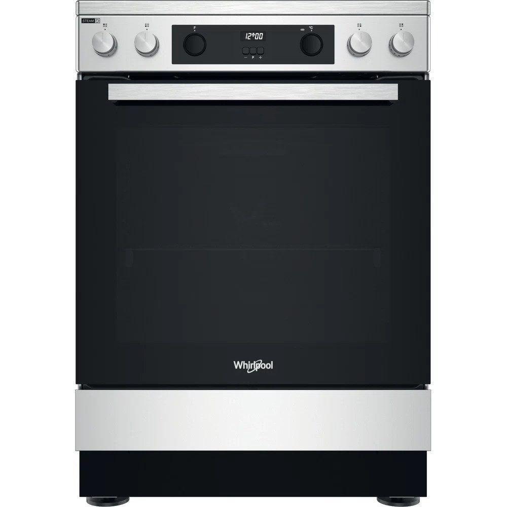 Whirlpool WS68V8CCXT Keramisch fornuis Rvs