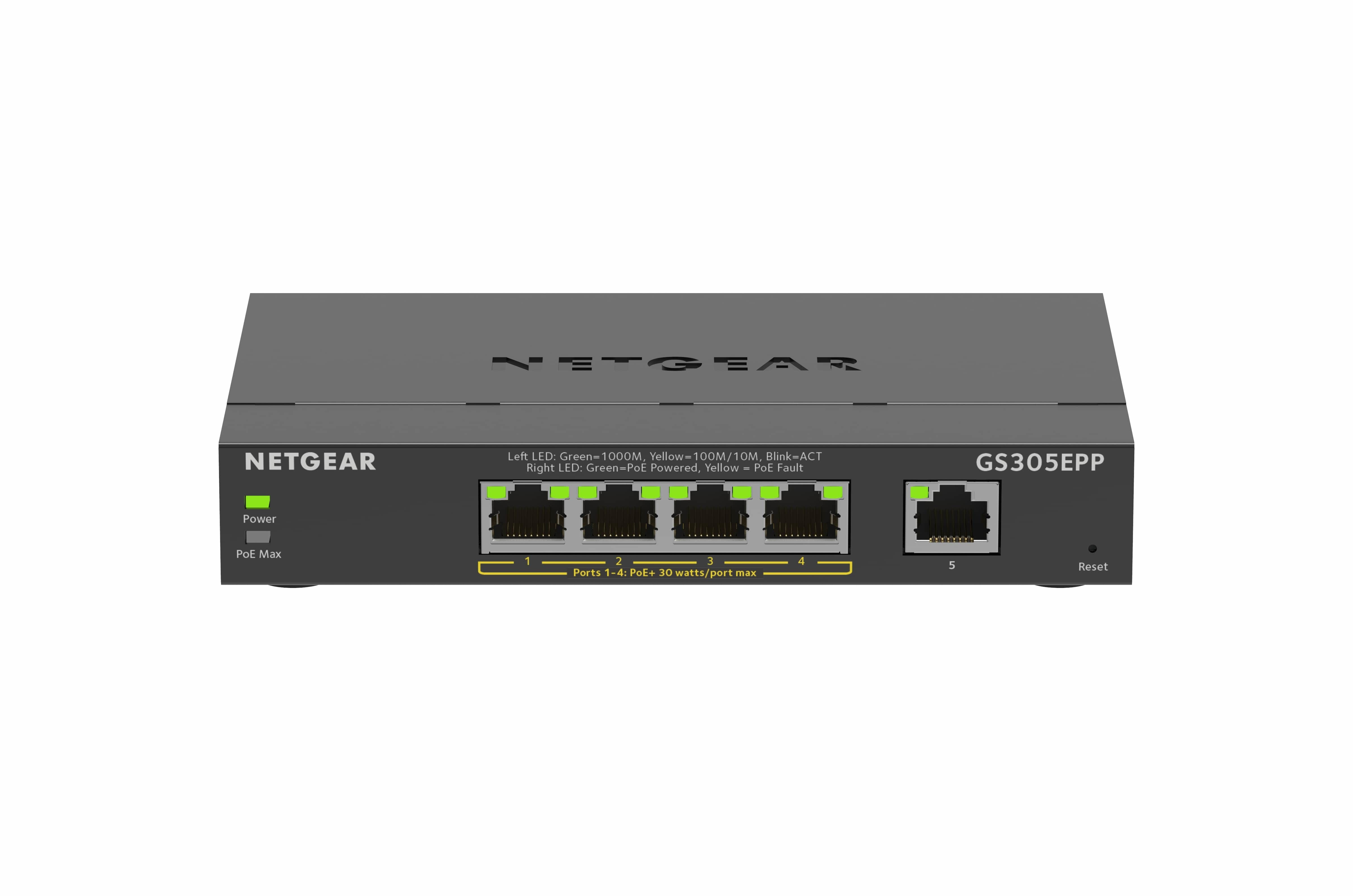 Netgear GS305EPP-100PES Switch Zwart