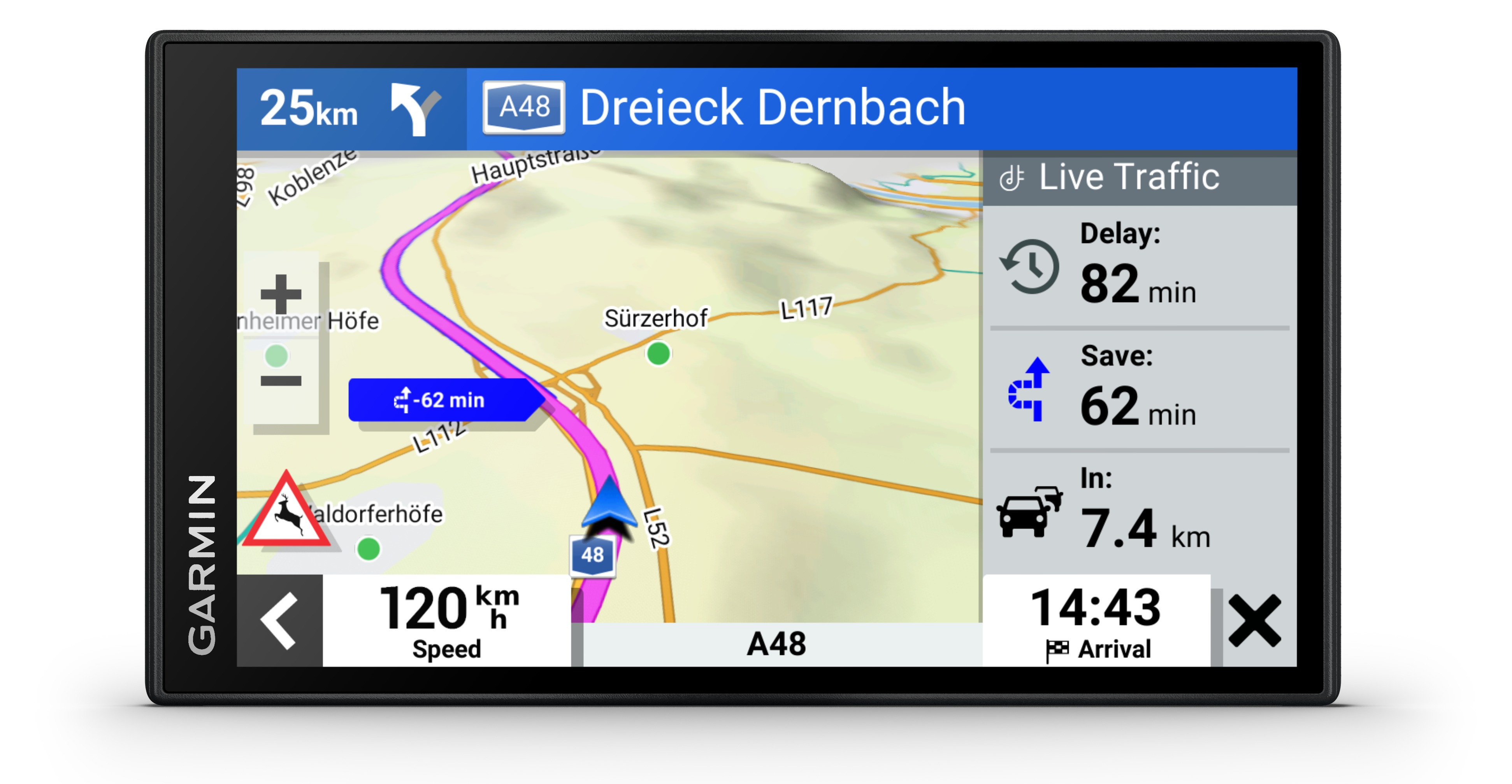 Garmin DriveSmart 66 MT-S Autonavigatie Zwart