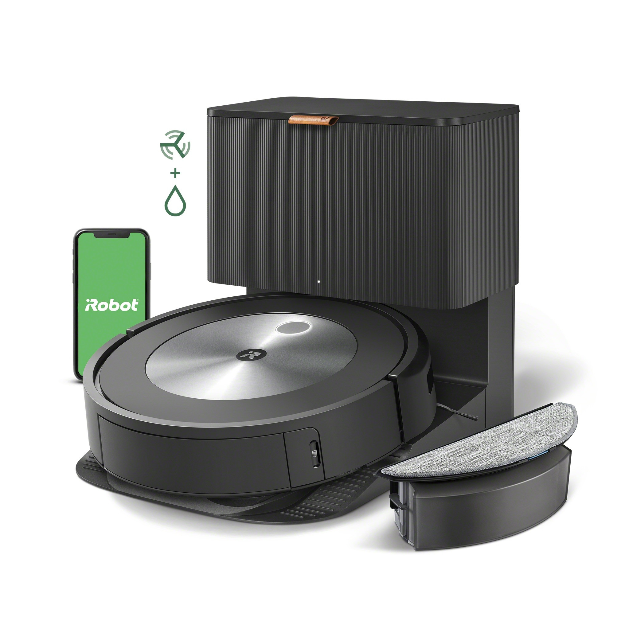 Irobot Roomba Combo j5+ Robot stofzuiger Zwart