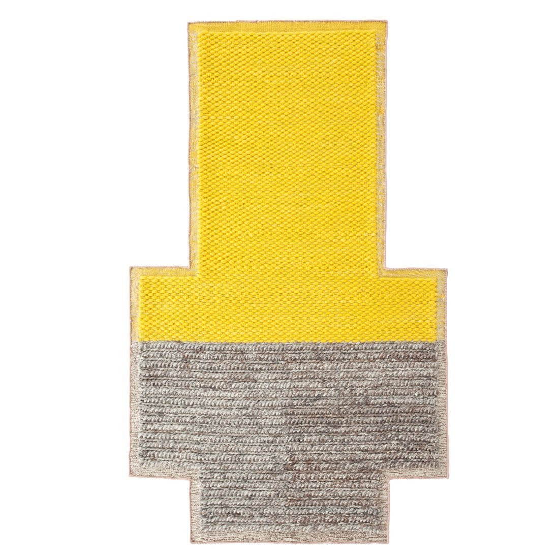 Plait Mangas Space Vloerkleed Yellow - Gan Rugs