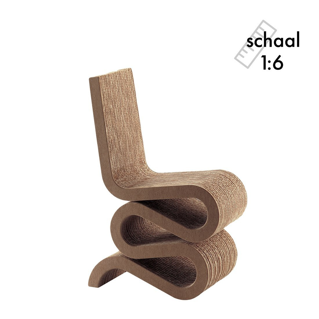 Wiggle Side Chair Miniatuur - Vitra