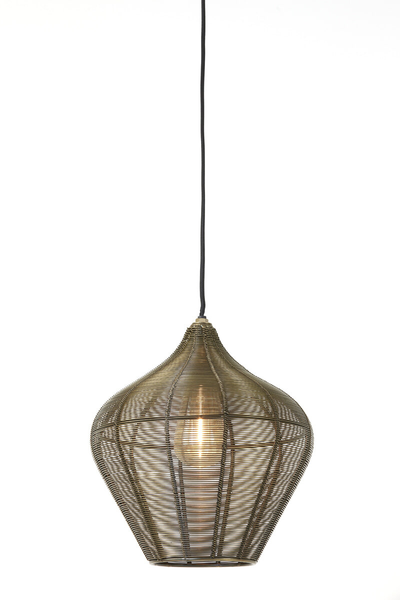 Light & Living Hanglamp Alvaro 27cm - Antiek Brons