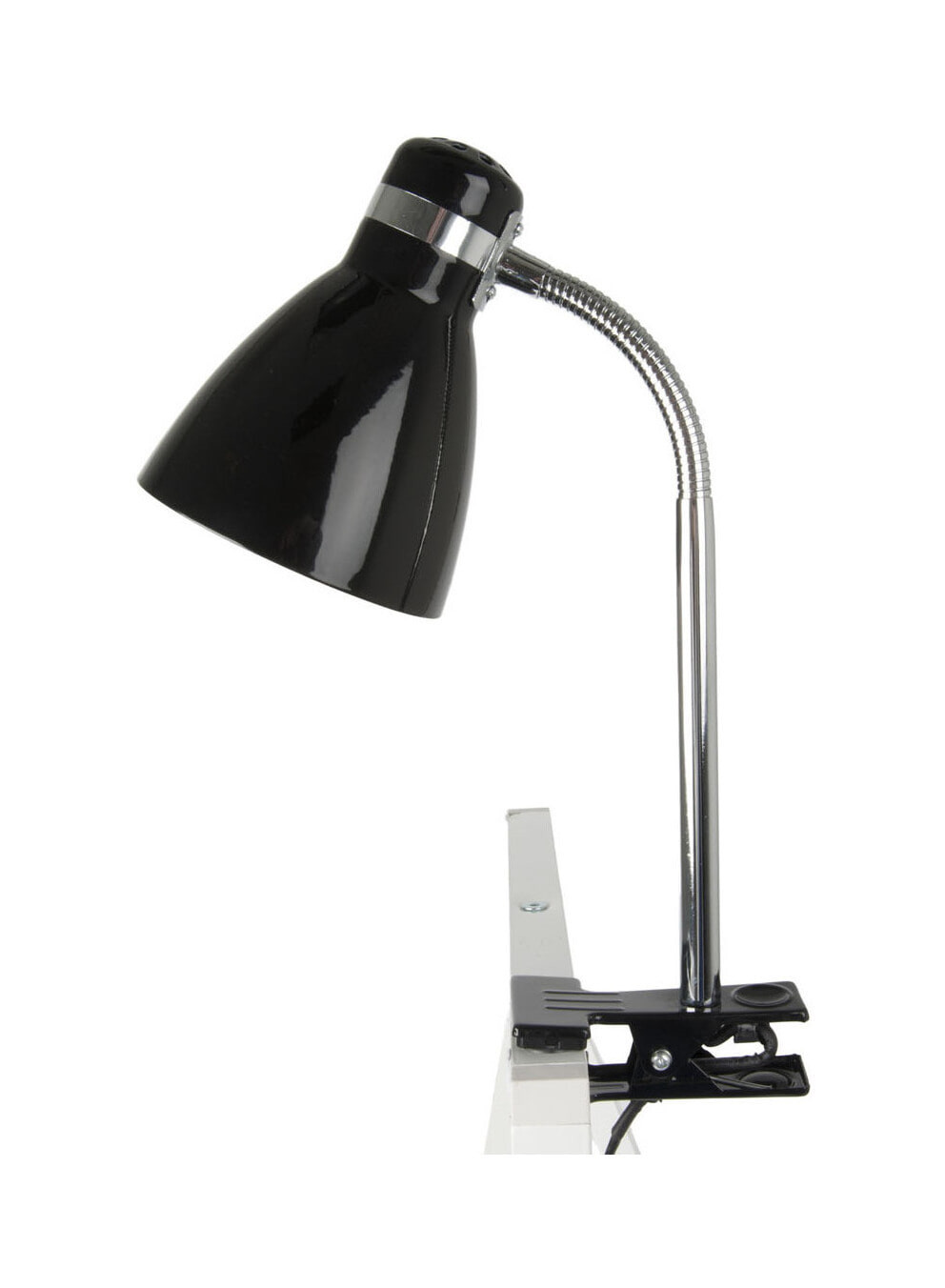 Leitmotiv Tafellamp Study Met clip - Zwart