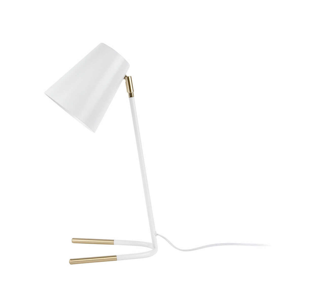 Leitmotiv Tafellamp Noble 46cm hoog - Wit