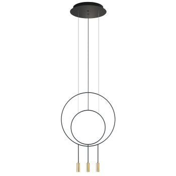 Estiluz - Revolta R40S.1S1D hanglamp Zwart