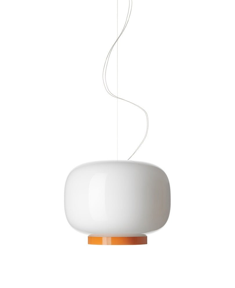 Foscarini - Chouchin Reverse 1 LED hanglamp Wit / Oranje