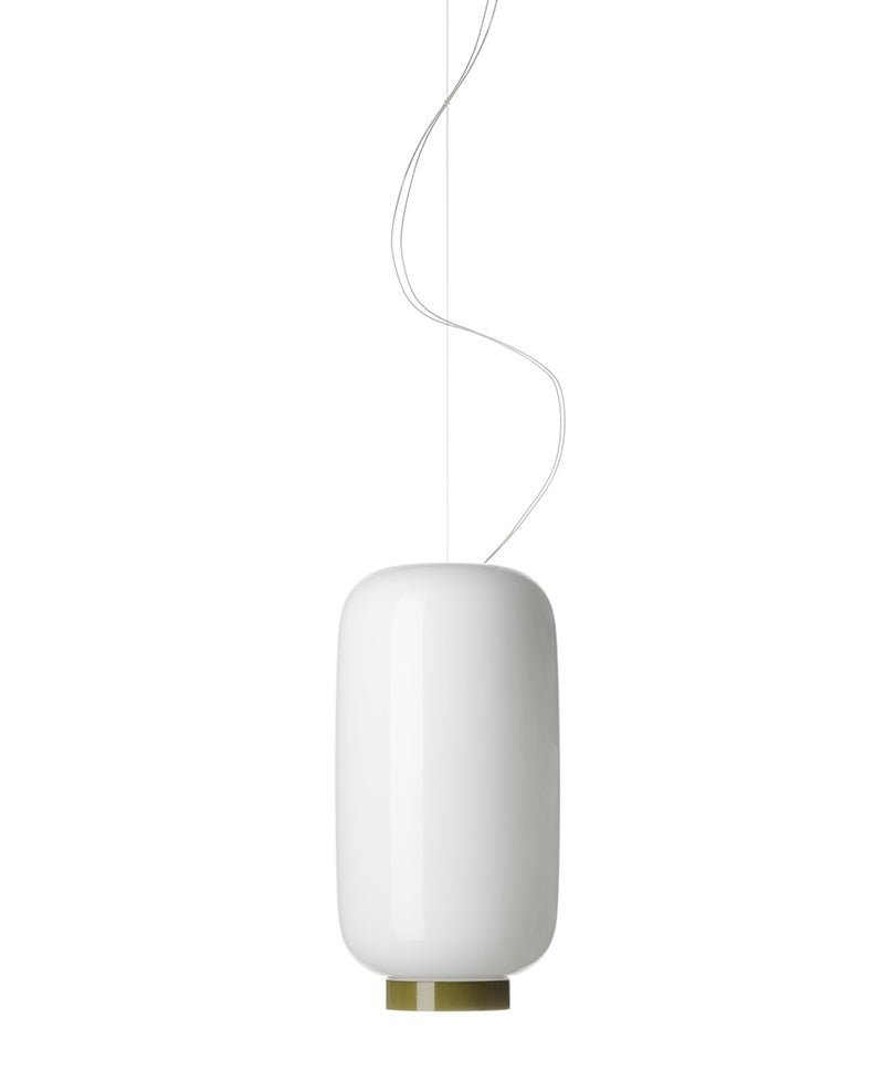 Foscarini - Chouchin Reverse 2 hanglamp Wit / Groen