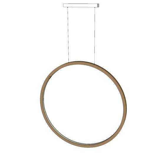 Jacco Maris - Brass-O hanglamp cirkel verticaal 100cm