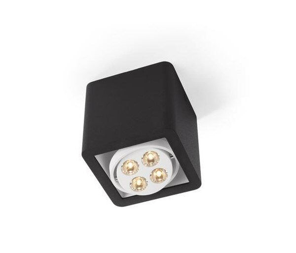 Trizo21 - R51 up LED wit ring dimbaar Plafondlamp
