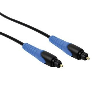 Scanpart Toslink optical audio kabel 1,5m Zwart Optische kabel