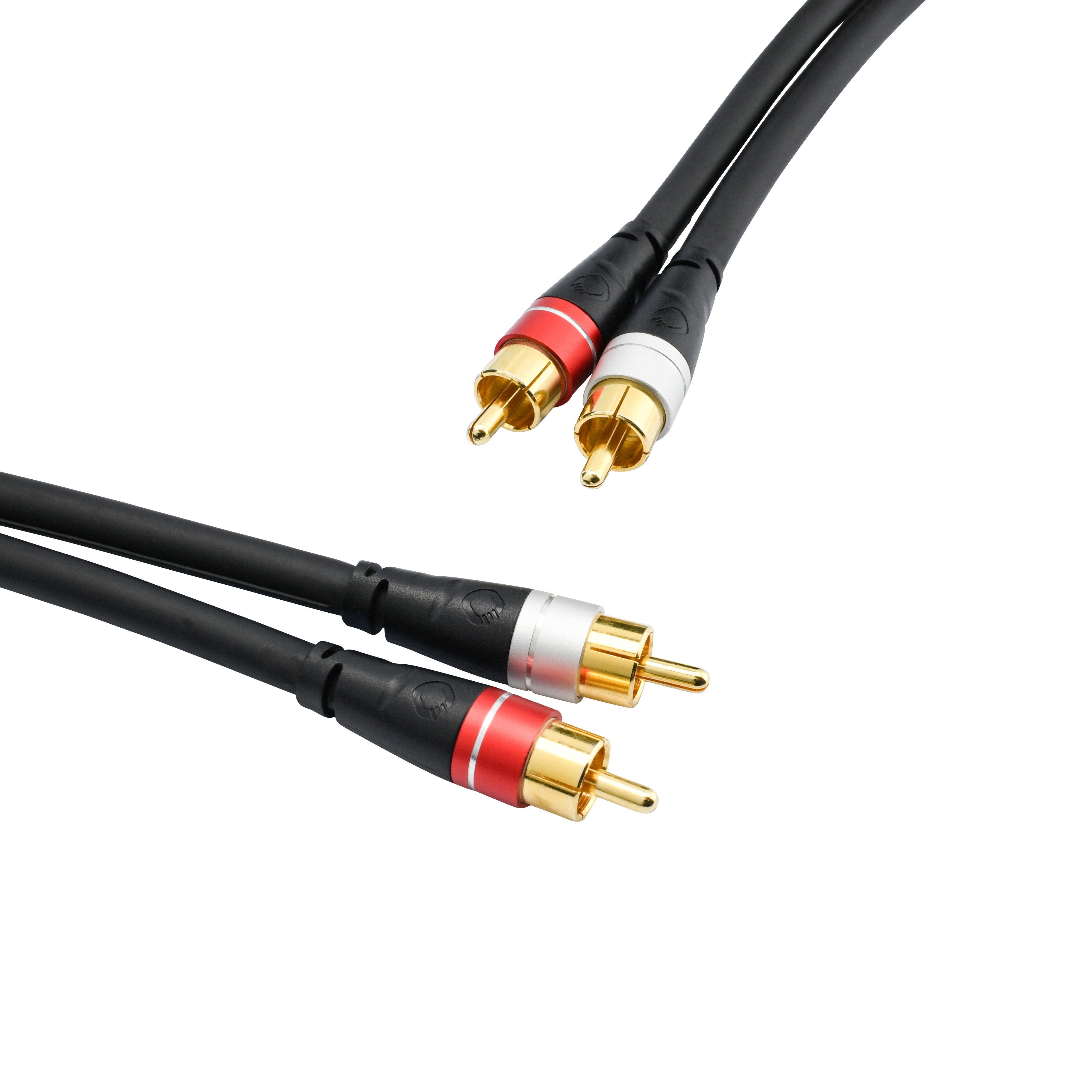 Oehlbach SL RCA CABLE 0,5 M Luidspreker kabel Zwart