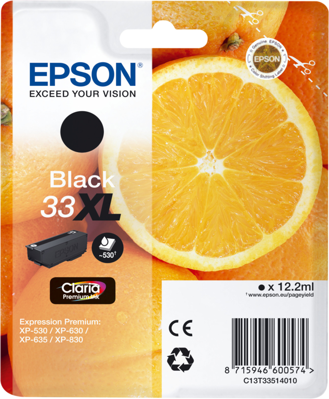 Epson 33XL Cartridge Zwart