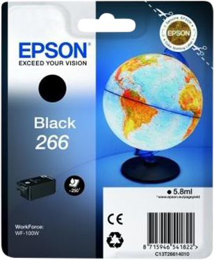 Epson 266 Cartridge Zwart