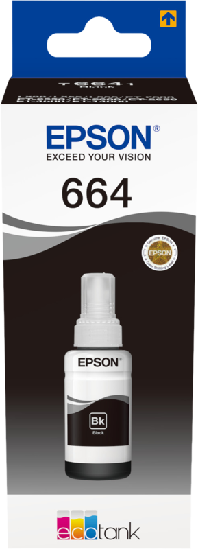 Epson T6641 Inktflesje Zwart
