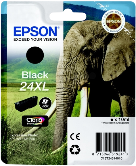 Epson 24XL Cartridge Zwart