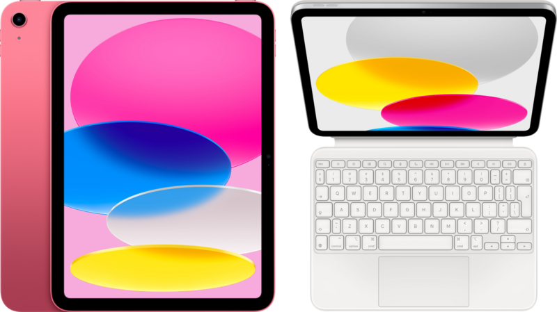 Apple iPad (2022) 10.9 inch 64GB Wifi Roze + Magic Keyboard Folio