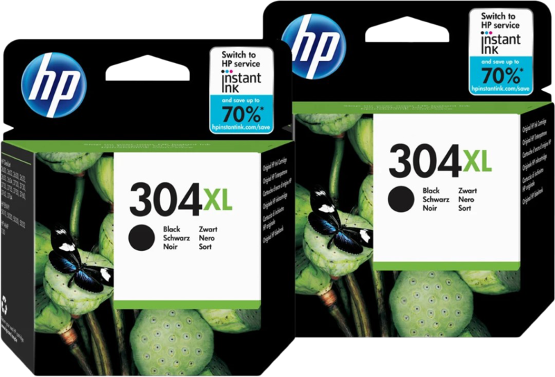 HP 304XL Cartridges Zwart Duo Pack