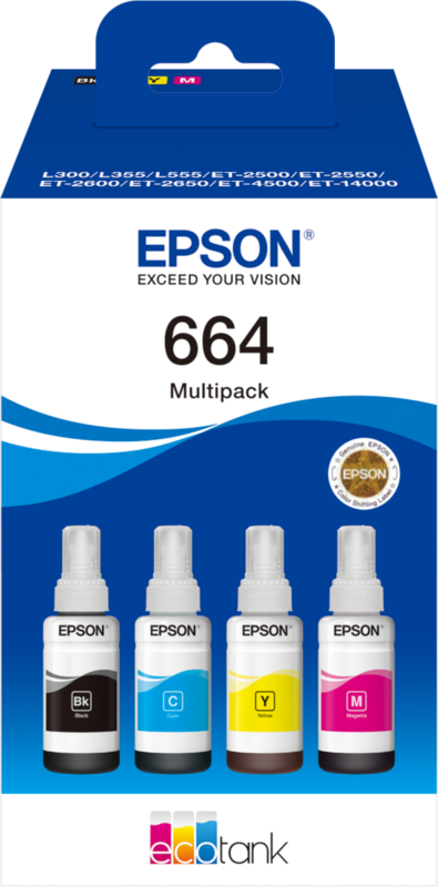 Epson 664 Inktflesjes Combo Pack Kleur
