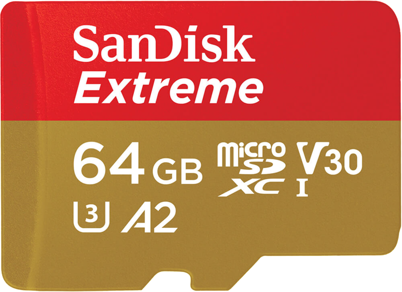 SanDisk MicroSDXC Extreme 64GB 170MB/s + SD Adapter