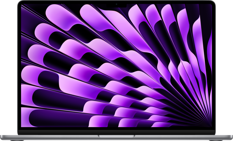 Apple MacBook Air 15 inch (2024) M3 (8 core CPU/10 core GPU) 8GB/512GB Spacegrijs QWERTY