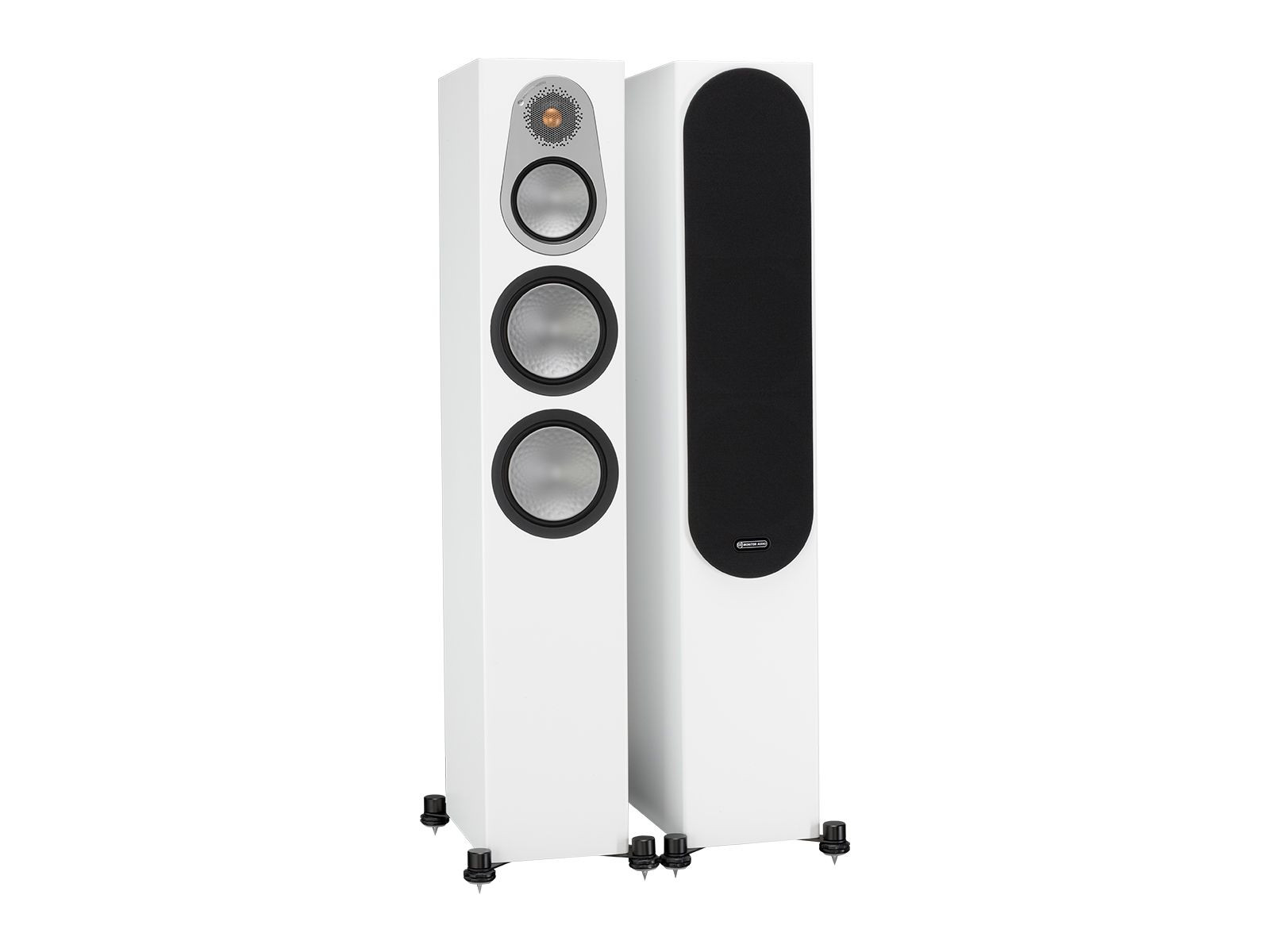 Monitor Audio: Silver 300 Vloerstaande Speakers 2 stuks - Satin White