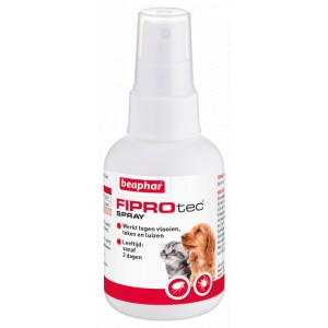 Beaphar FiproTec spray 100 ml Anti-Vlo hond & kat 2 x 100 ml