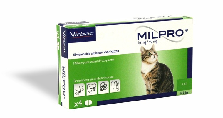 Virbac Milpro Grote kat 8 tabletten