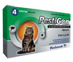 Pestigon Spot-On voor katten 3 x 4 pipetten