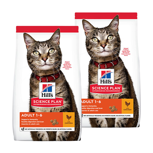 Hill&apos;s Adult met kip kattenvoer 2 x 15 kg