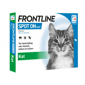 Frontline Spot-on kat 3 x 6 pipetten