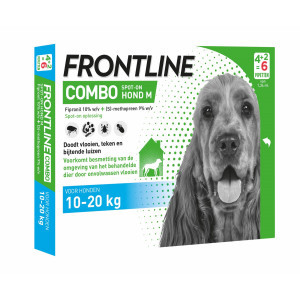 Frontline Combo Spot On hond M / 10-20 kg 3 pipetten