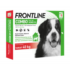 Frontline Combo Spot On hond XL / 40-60 kg 2 x 6 pipetten