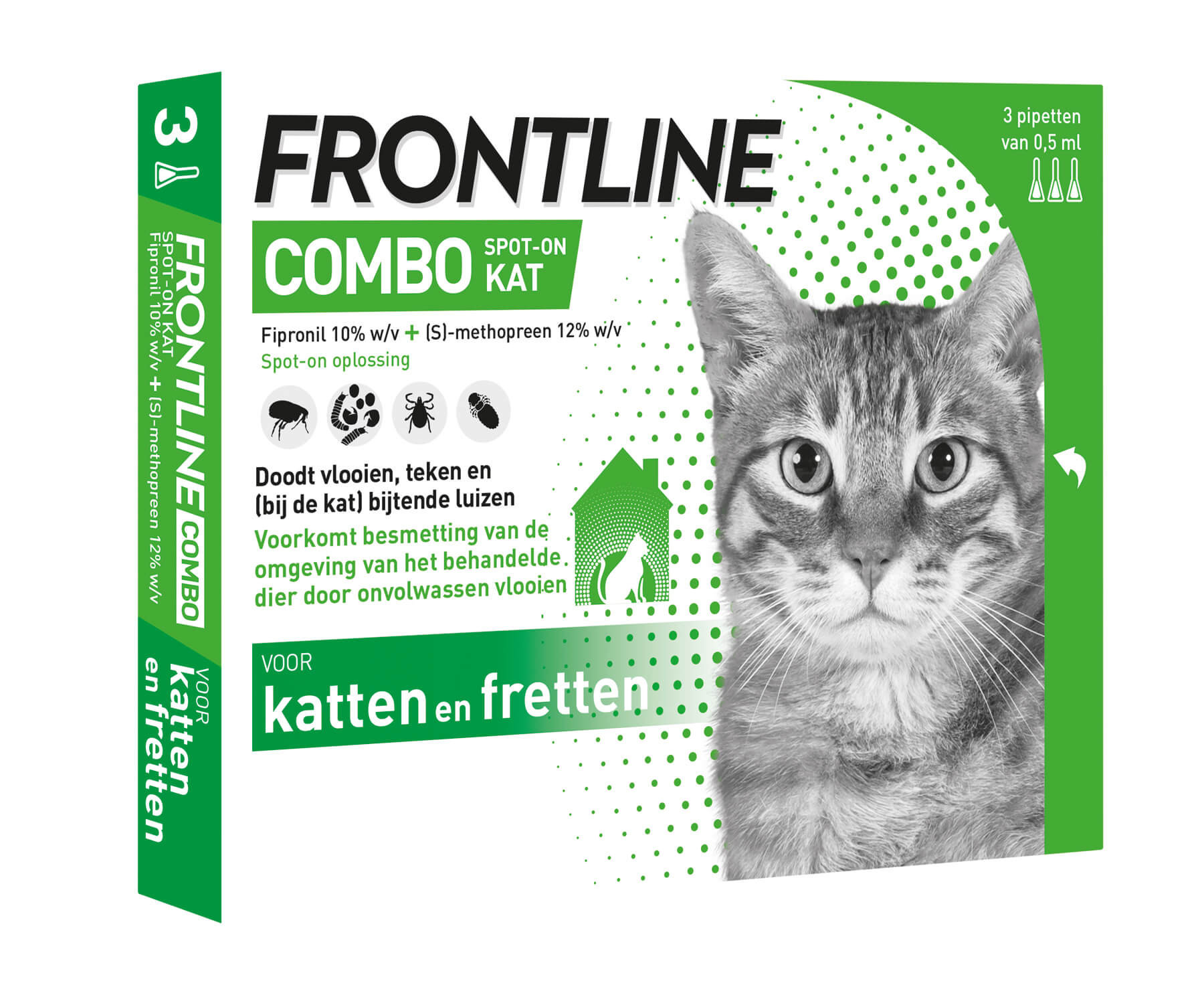 Frontline Combo Spot On kat 2 x 6 pipetten