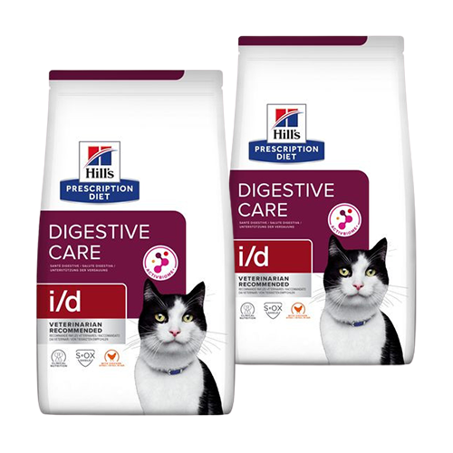 Hill&apos;s Prescription Diet I/D Digestive Care kattenvoer met kip 2 x 8 kg