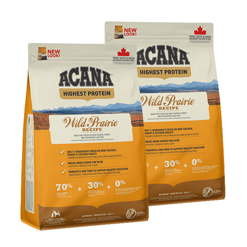 Acana Highest Protein Wild Prairie hondenvoer 2 x 11,4 kg