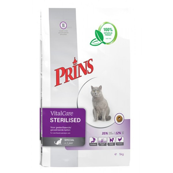 Prins VitalCare Sterilised kattenvoer 4 kg