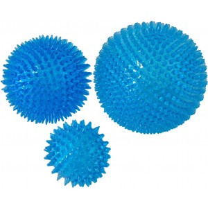 Drijvende Bal Met Stekels Blauw Per stuk 6 cm