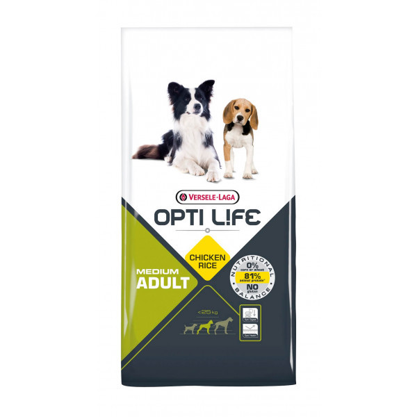 Opti Life Adult Medium hondenvoer 2,5 kg