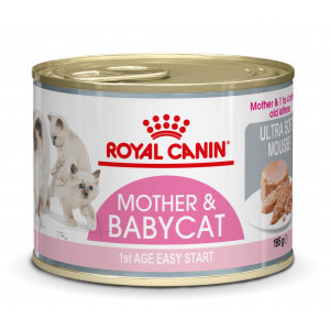 Royal Canin Mother & Babycat Mousse kattenvoer 1 tray (12 x 195 g)