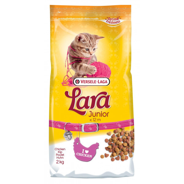 Versele-Laga Lara Junior kip kattenvoer 3 x 2 kg