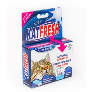 Katfresh kattenbakgeurverdrijver 2 doosjes