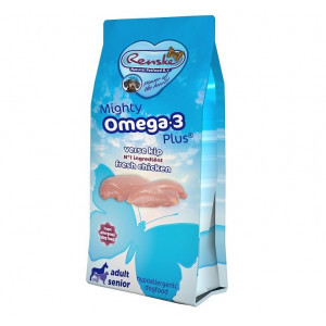 Renske Mighty Omega-3 Plus Adult Senior kip & rijst hondenvoer 15 kg