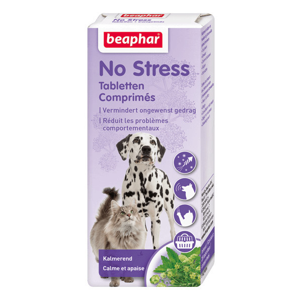 Beaphar No Stress Tabletten voor Hond en Kat 60 tabletten