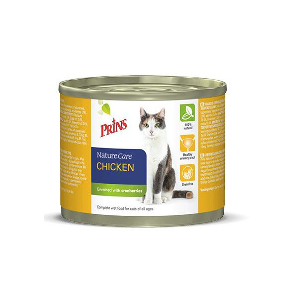 Prins NatureCare kip natvoer kat 2 trays (12 x 200 g)