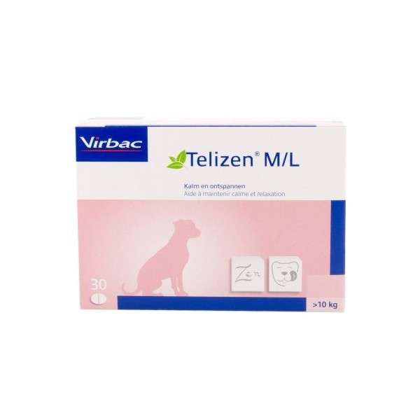 Virbac Telizen 100 mg M/L - voedingssupplement 3 x 30 tabletten