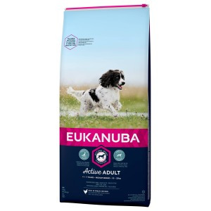 Eukanuba Adult Medium Breed kip hondenvoer 15 + 3 kg