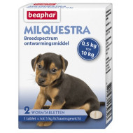 Beaphar Milquestra Ontwormingsmiddel kleine hond en puppy 4 tabletten