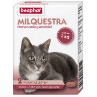 Beaphar Milquestra Ontwormingsmiddel voor de kat 2 x 2 tabletten